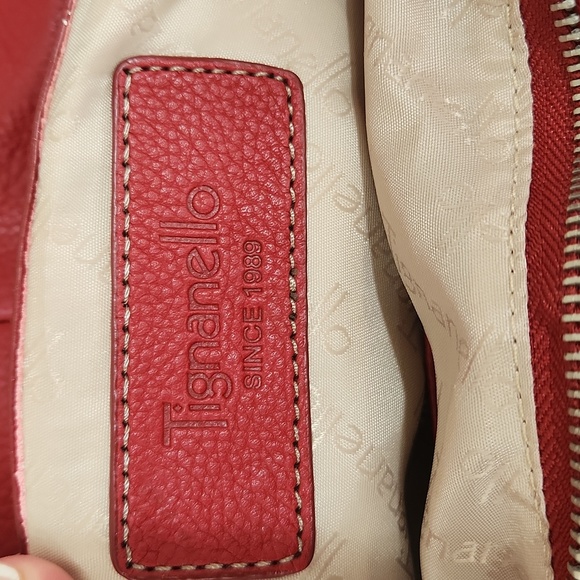 EUC Tignanello Red Leather bag - Picture 4 of 15